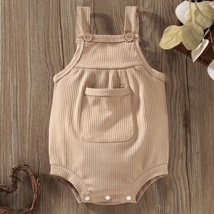 Stretchy Ribbed Romper 3-6 months